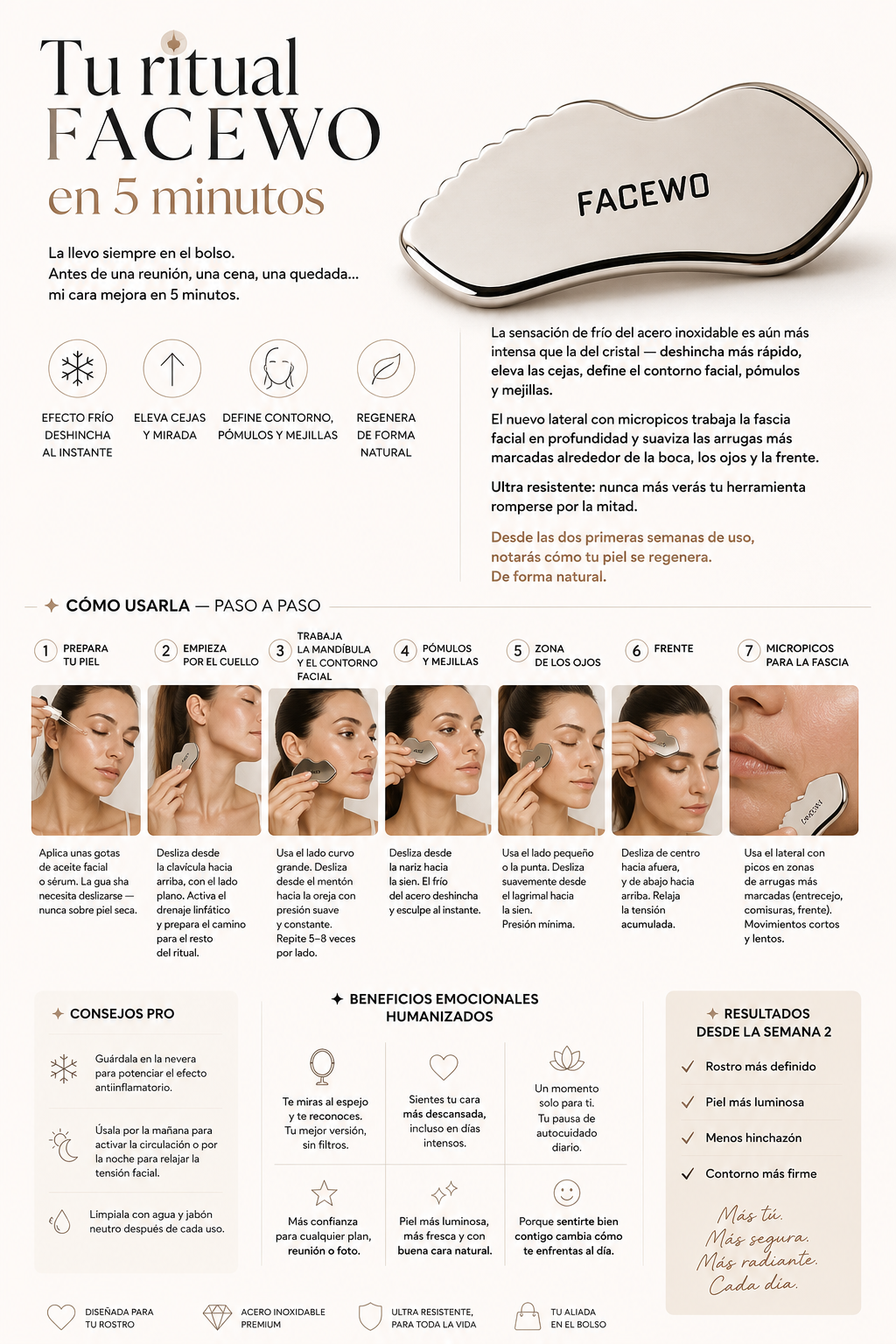 GUA SHA Stainless Steel